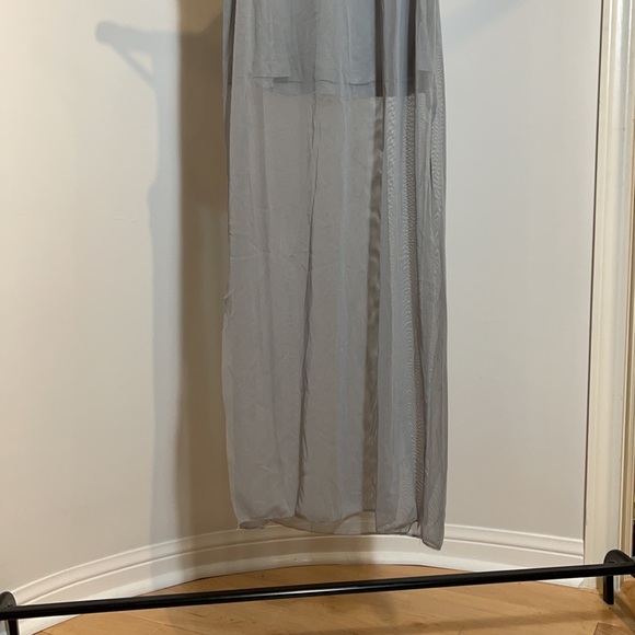 Zara Long Sheer Side Slit Tank Top - Picture 2 of 8